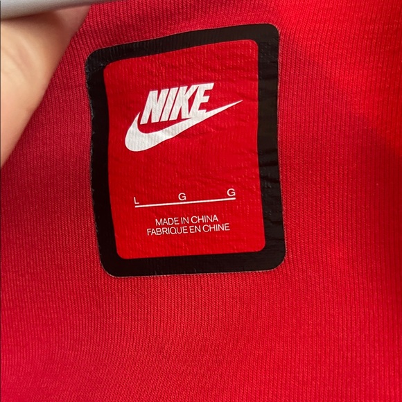 Nike Women's Red Tech Hoodie - Picture 2 of 3